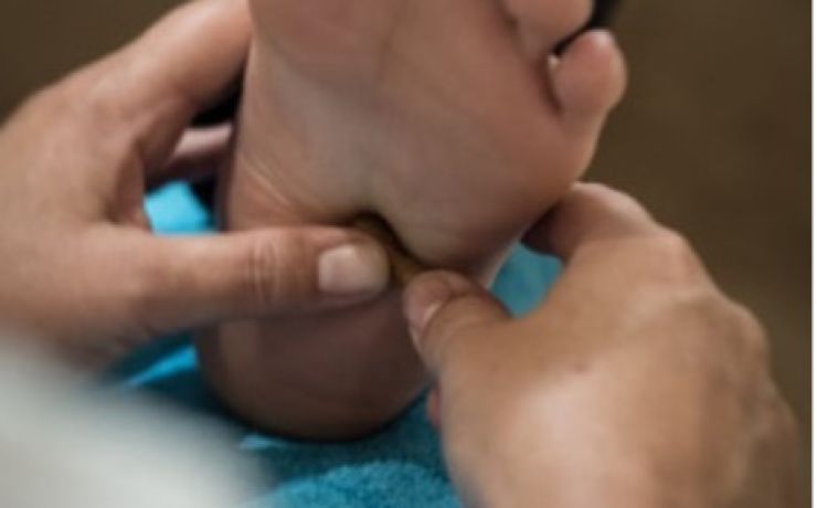 Voetreflex met pressuur